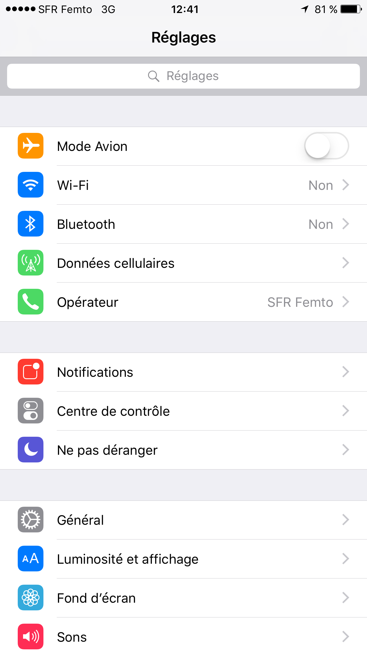 iPhone Screen